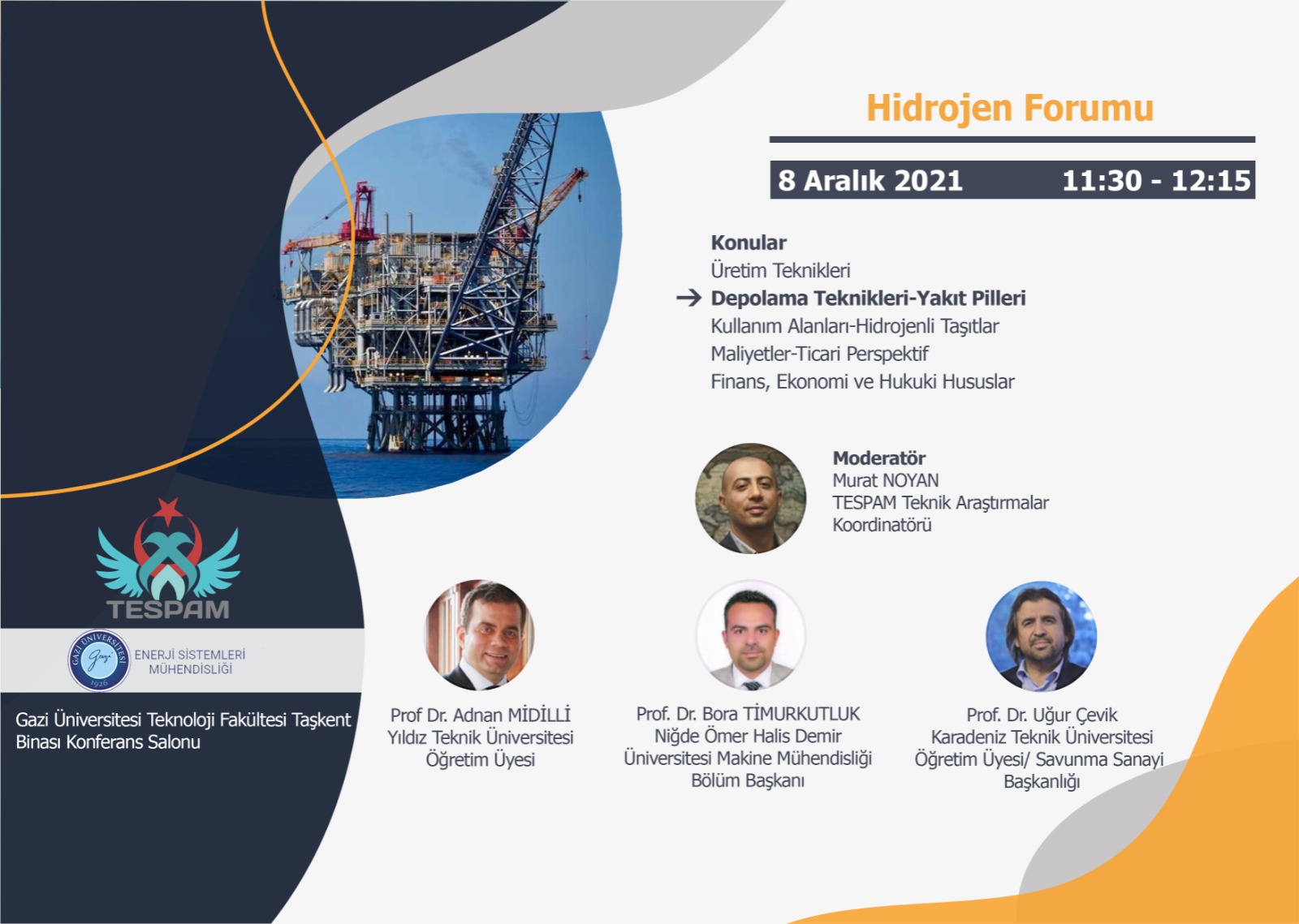 I. International Hydrogen Forum konusmaci gorseli