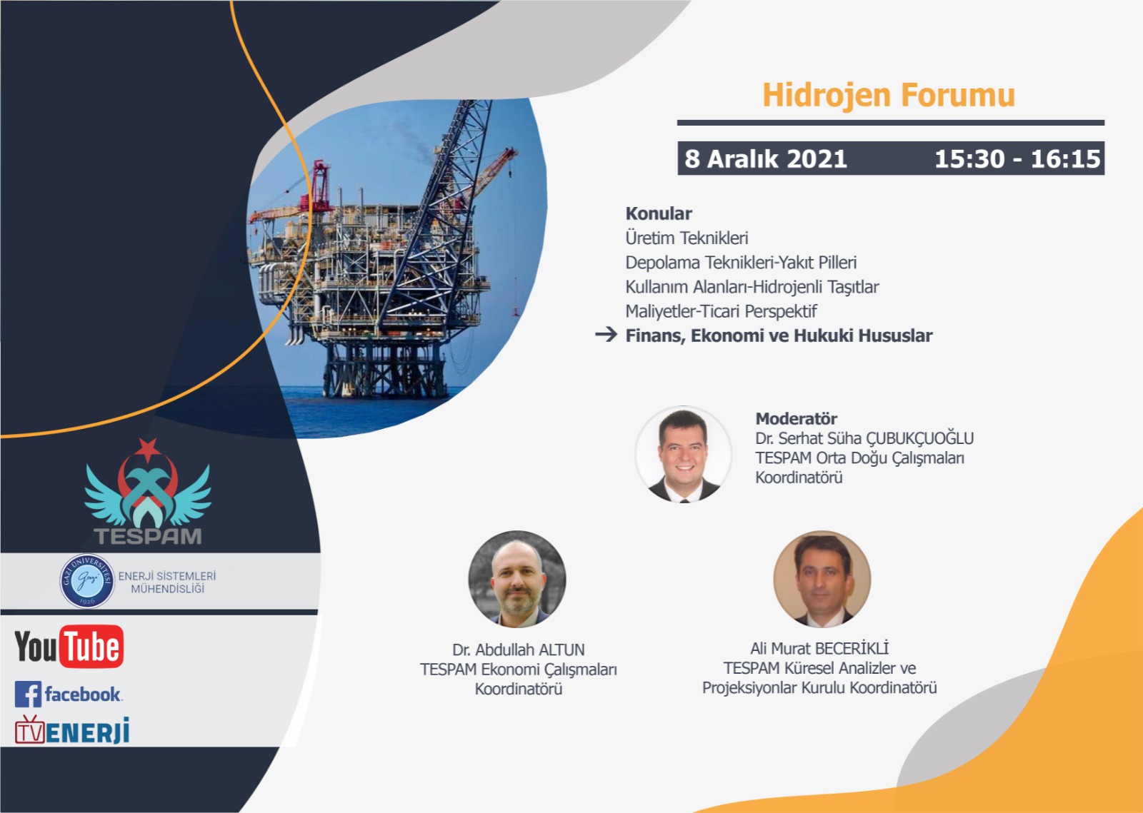 I. International Hydrogen Forum konusmaci gorseli